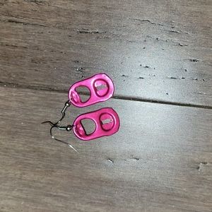 Peace Tea cap earrings